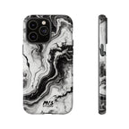 Black & White Tough iPhone Case - MVB STUDIO STORE