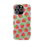 Strawberry Soft Flexi Case - iPhone - MVB STUDIO STORE