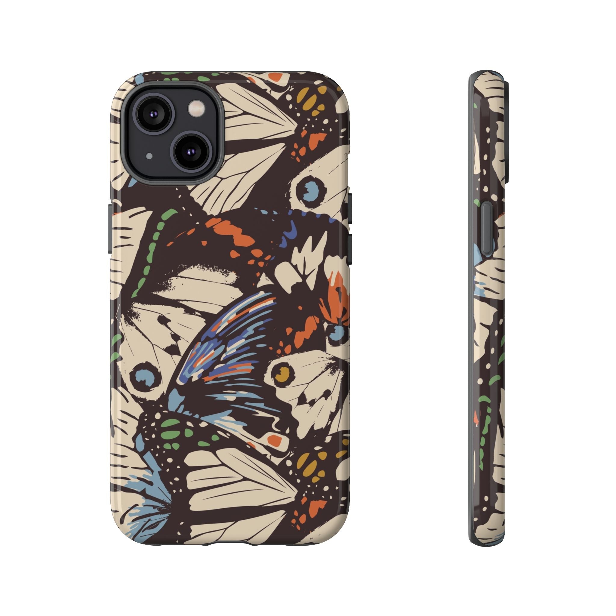Retro Butterflies Tough iPhone Case - MVB STUDIO STORE