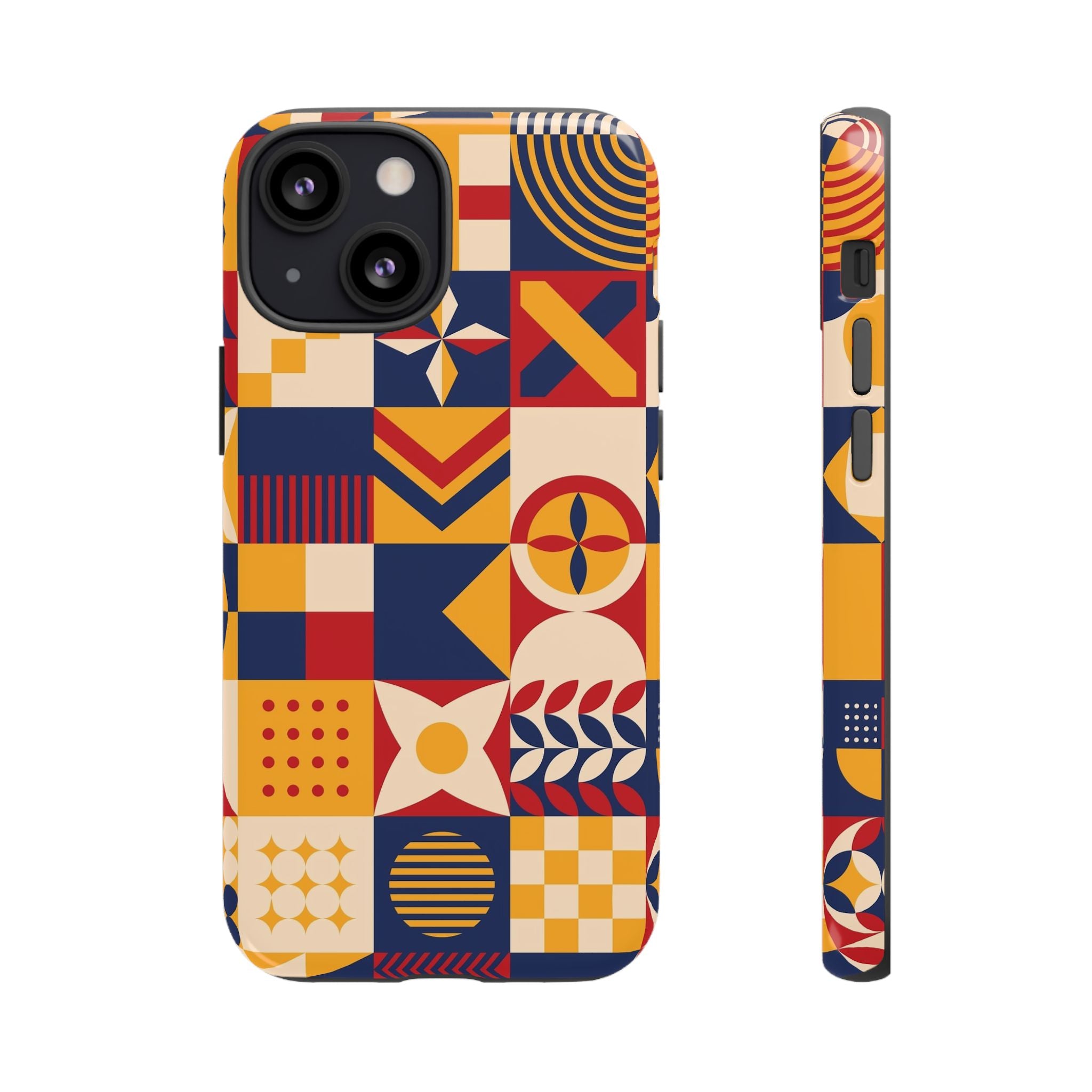 Geometric Pattern Tough iPhone Case - MVB STUDIO STORE