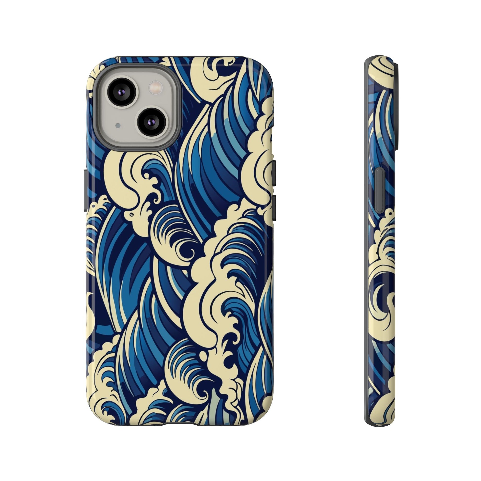 Blue Ocean Wave Tough iPhone Case - MVB STUDIO STORE