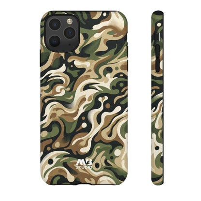 Forest Camo Tough  Phone Case - iPhone