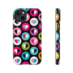 Colourful Hearts Tough iPhone Case - MVB STUDIO STORE