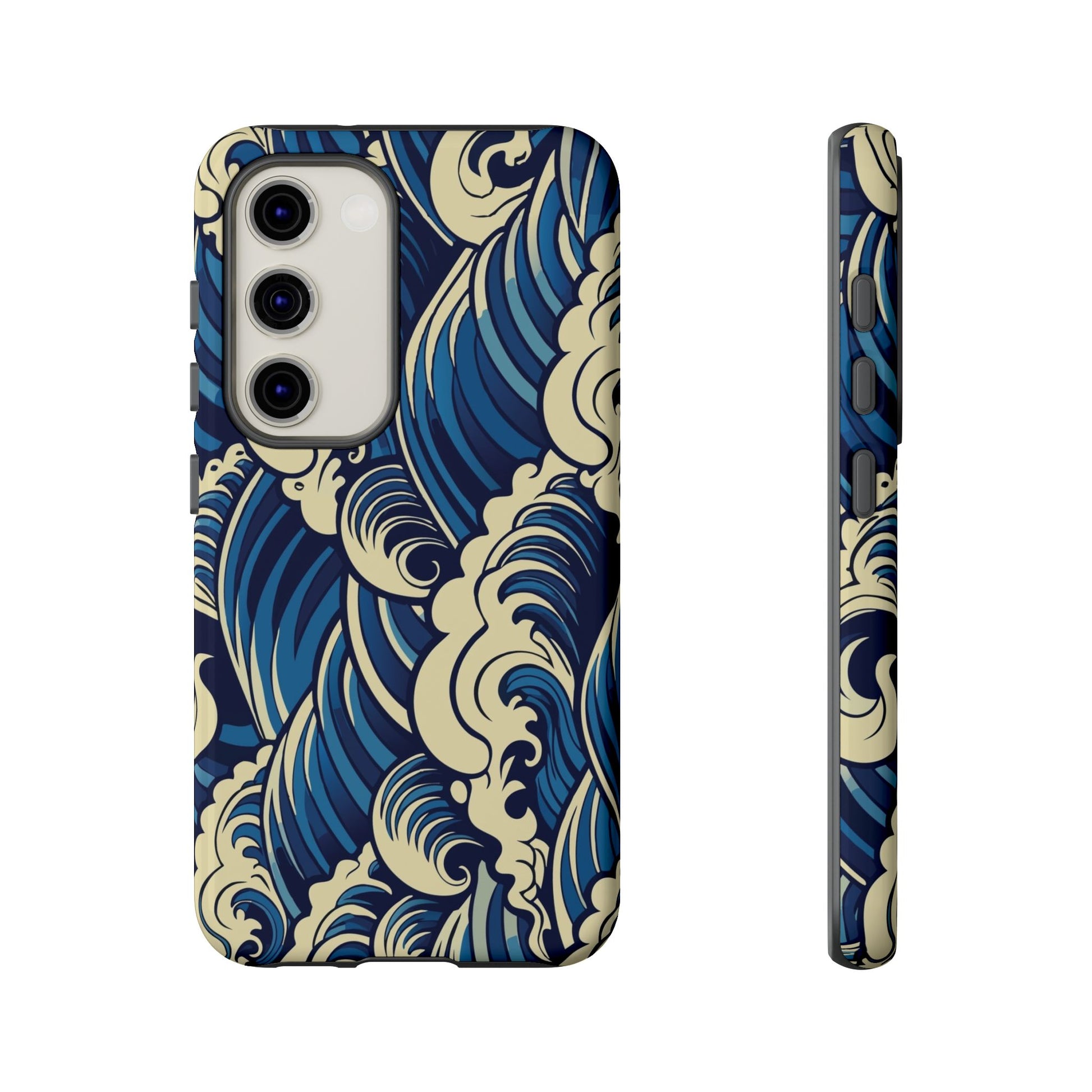 Blue Ocean Wave Tough Samsung Phone Case