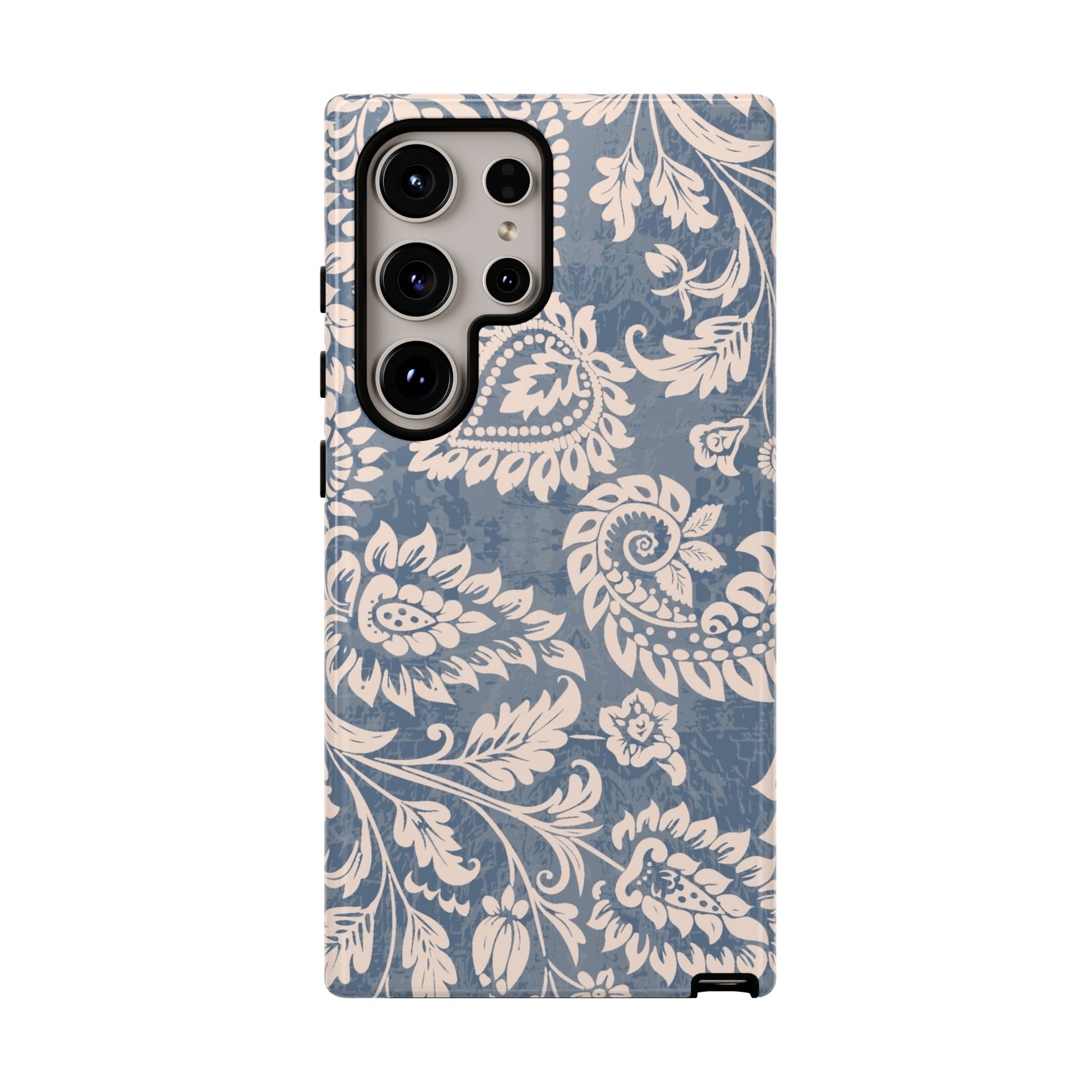 Blue Boho Pattern Tough Samsung Phone Case - MVB STUDIO STORE