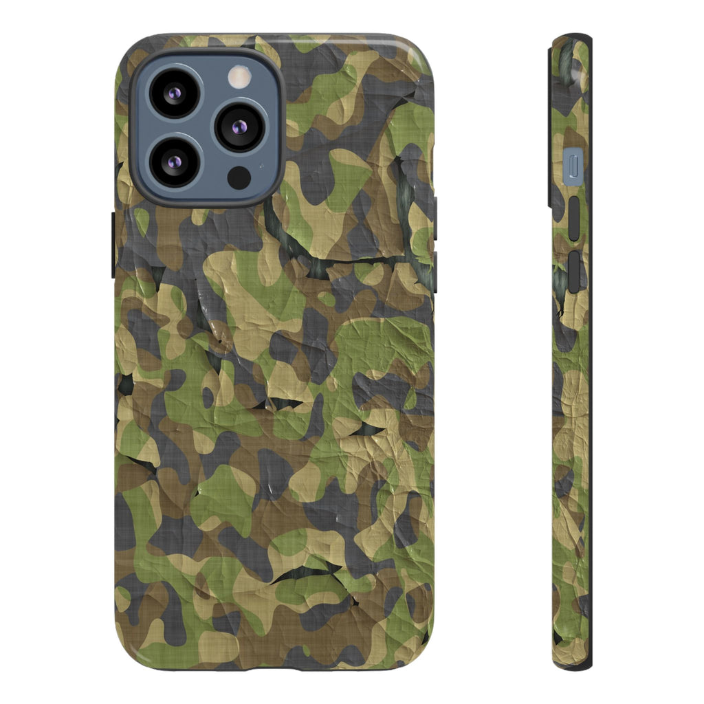 Ripped Camouflage Tough iPhone Case - MVB STUDIO STORE