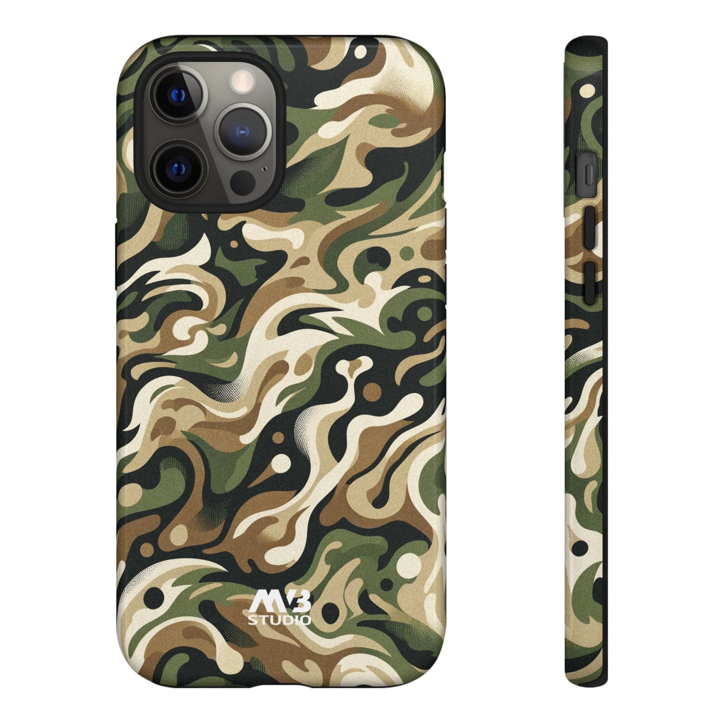 Forest Camo Tough  Phone Case - iPhone