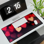 Heart Bokeh Desk Mat - Mousepad for Valentine’s Day & Home Office