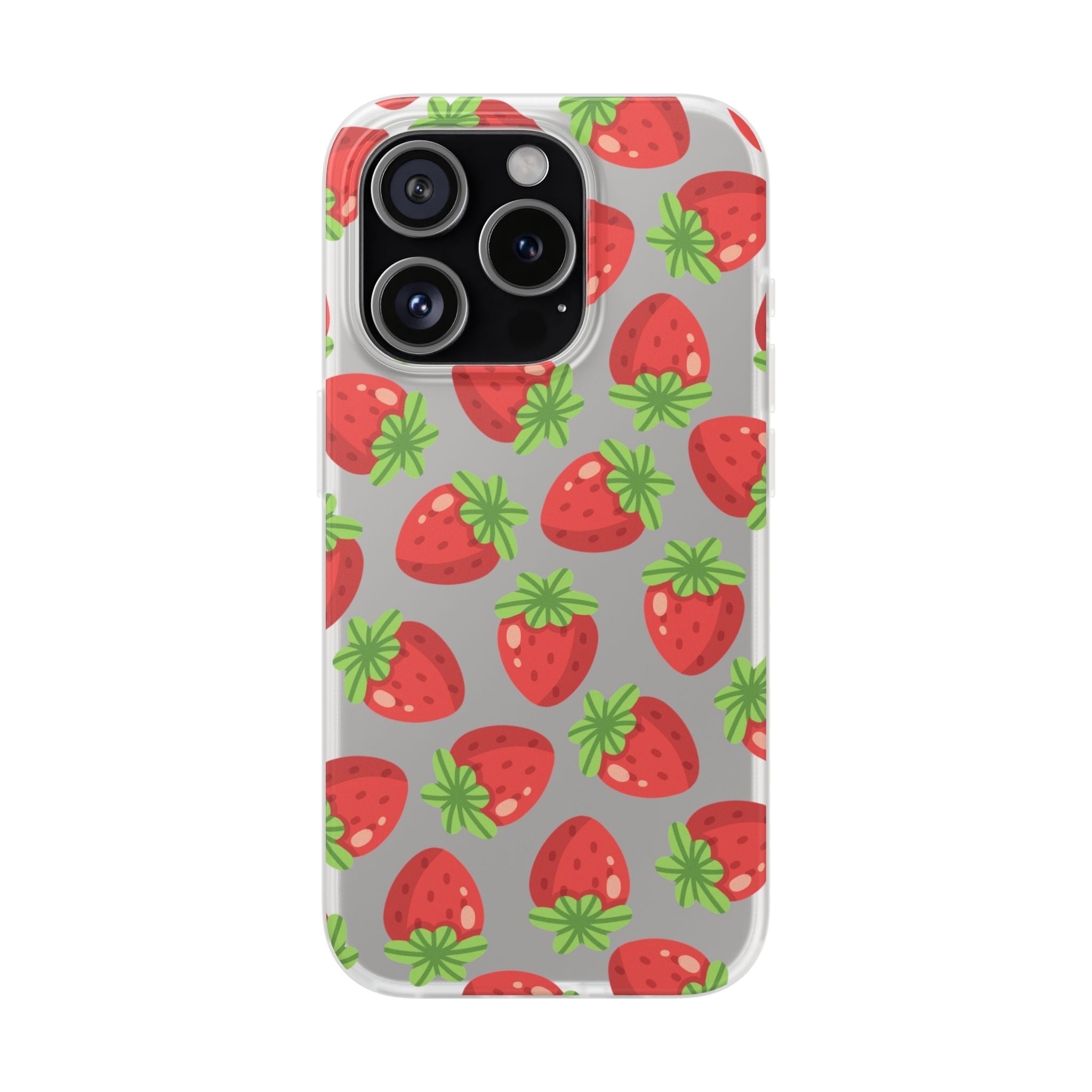 Strawberry Soft Flexi Case - iPhone - MVB STUDIO STORE