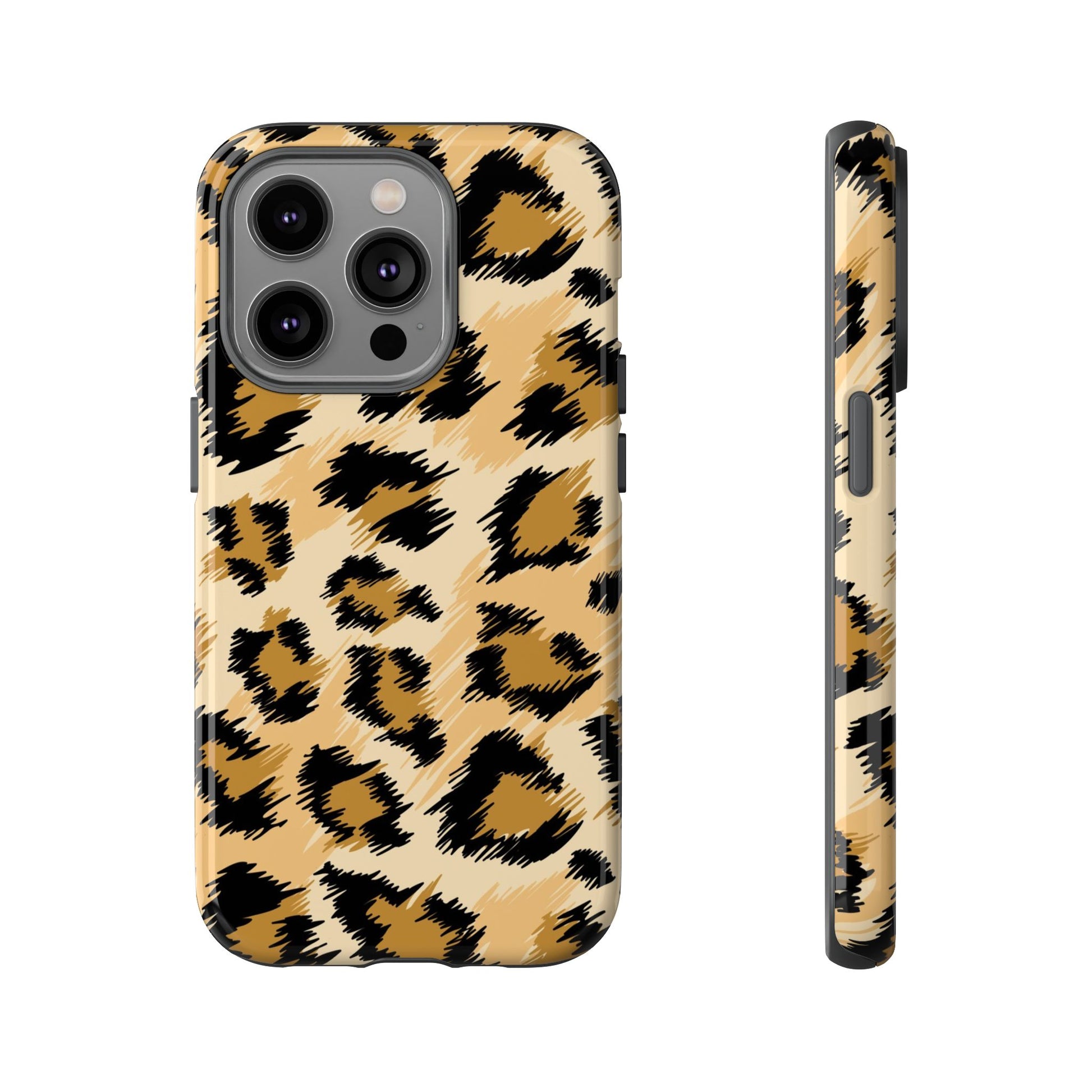 Leopard Print Tough iPhone Case - MVB STUDIO STORE