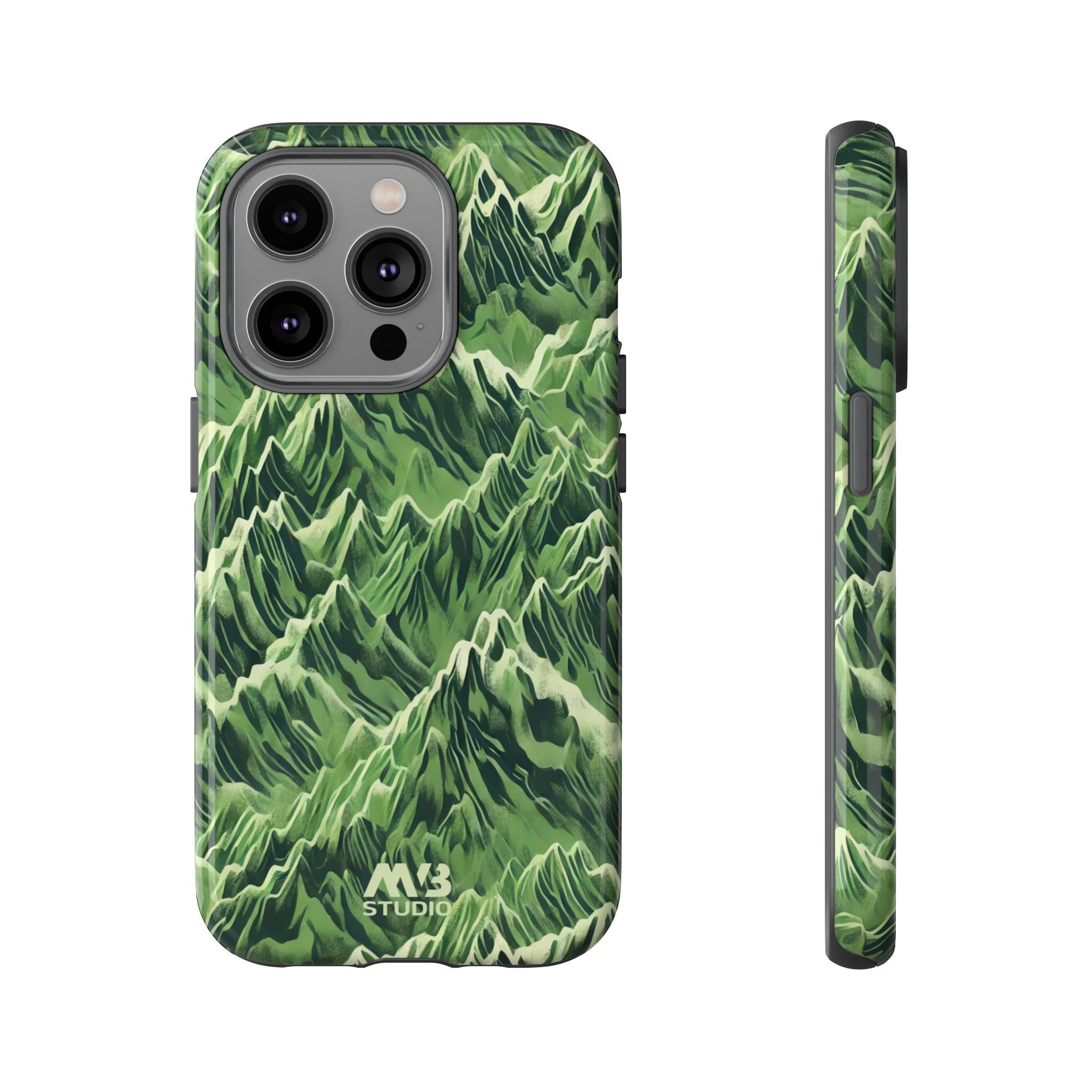 Green Terrains Tough iPhone Case - MVB STUDIO STORE