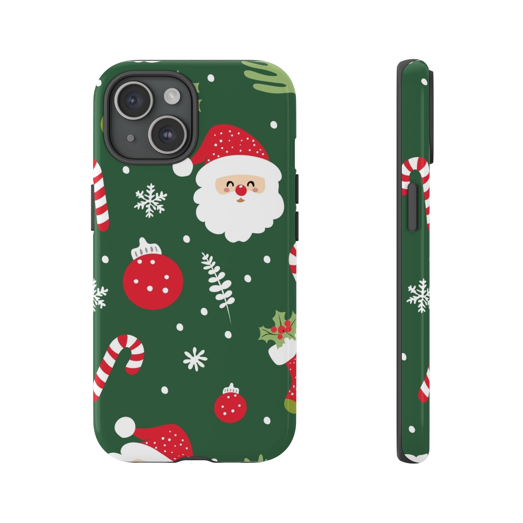 Green Christmas Tough iPhone Case - MVB STUDIO STORE