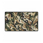 Camo Swirl XXL Desk Mat — Large Gaming & Office Mouse Pad