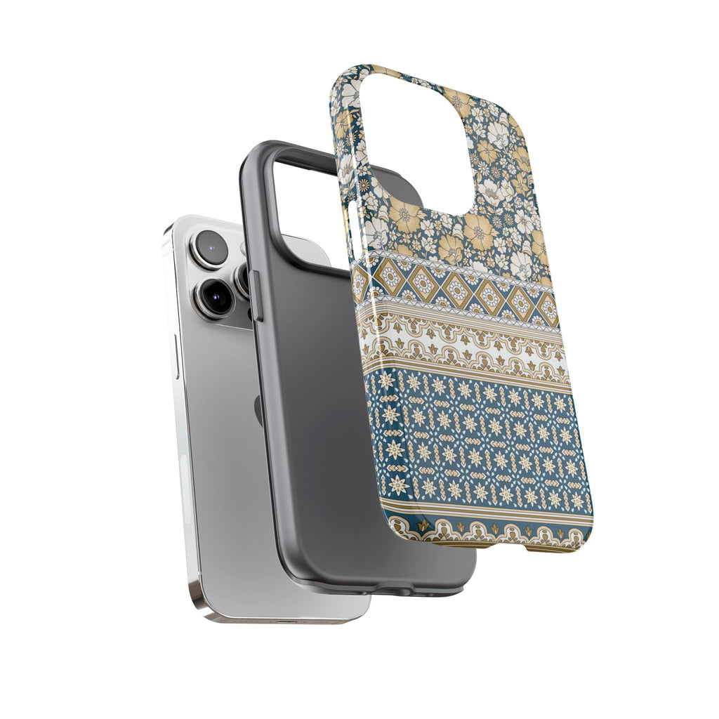 Vintage Floral Tough Phone Case for iPhone 14 models