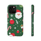 Green Christmas Tough iPhone Case - MVB STUDIO STORE