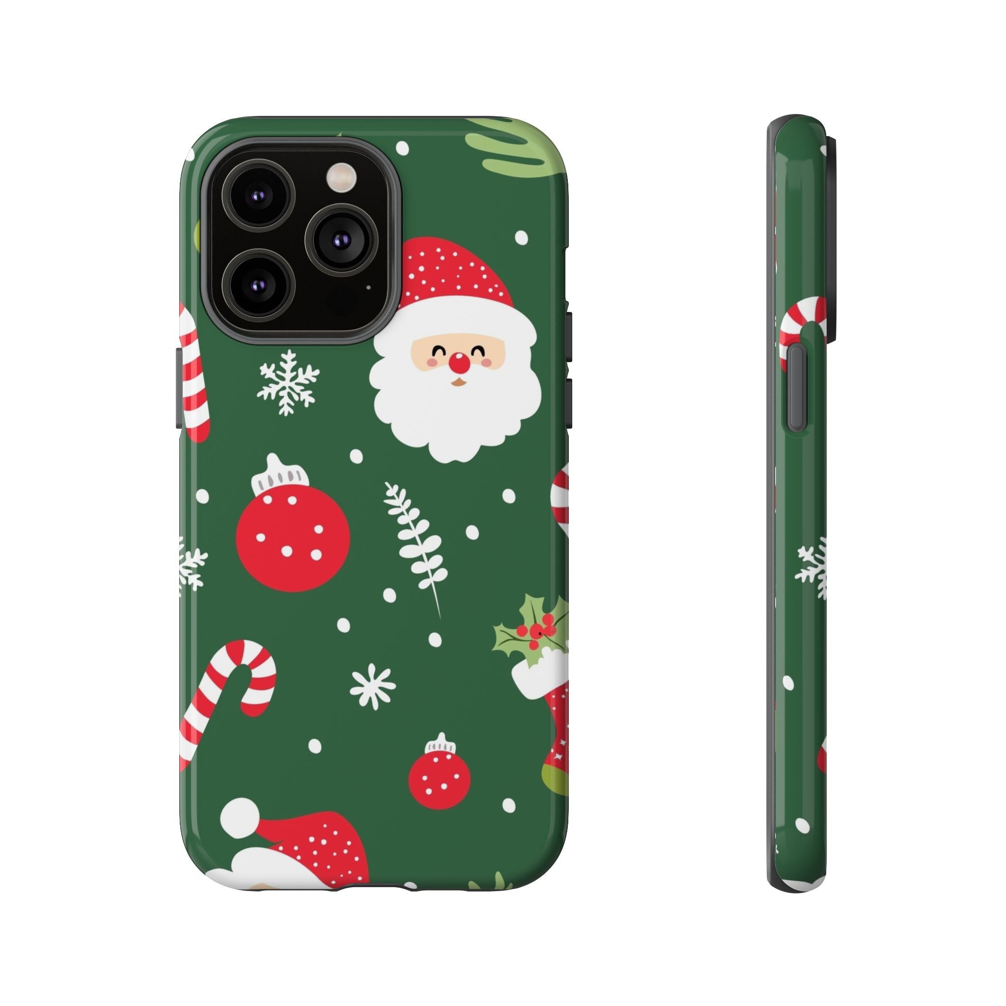 Green Christmas Tough iPhone Case - MVB STUDIO STORE