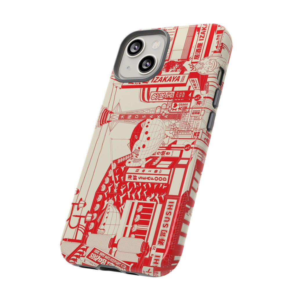 Osaka Sketch Tough Phone Case for iPhone 14 Models