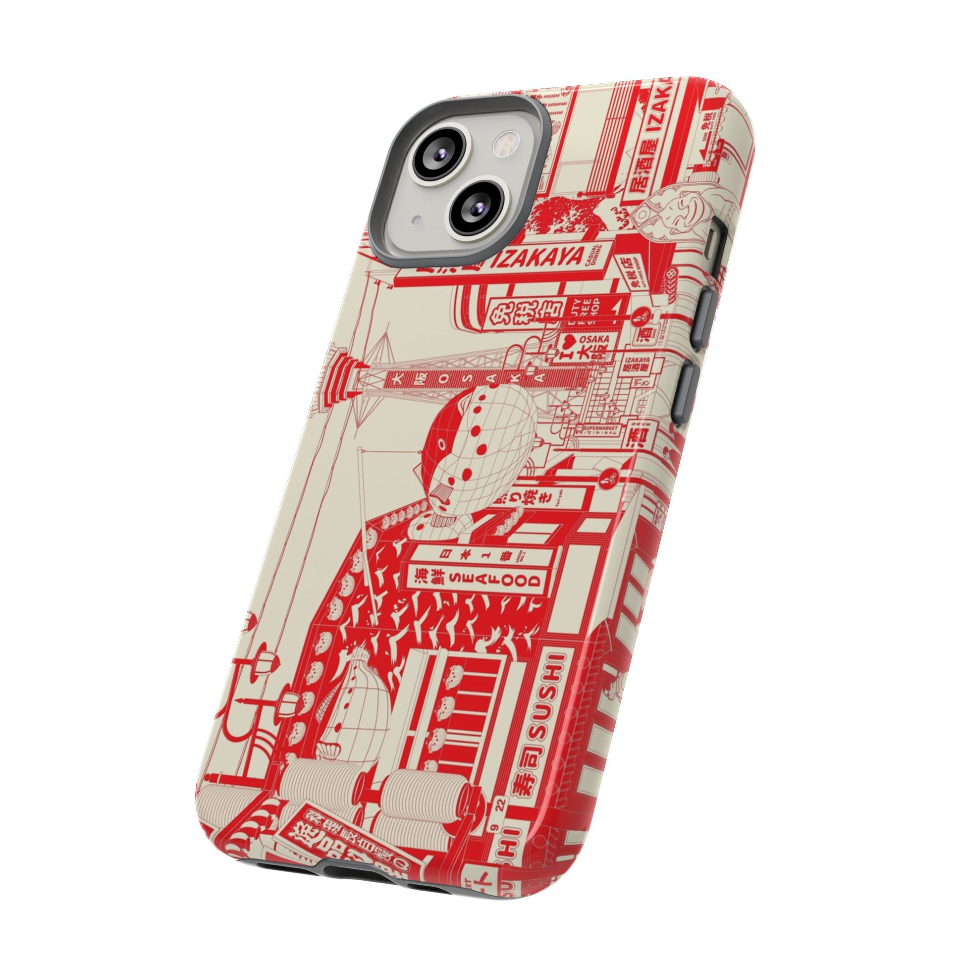 Osaka Sketch Tough Phone Case for iPhone 14 Models