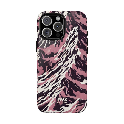 Pink Camo Tough Phone Case - iPhone