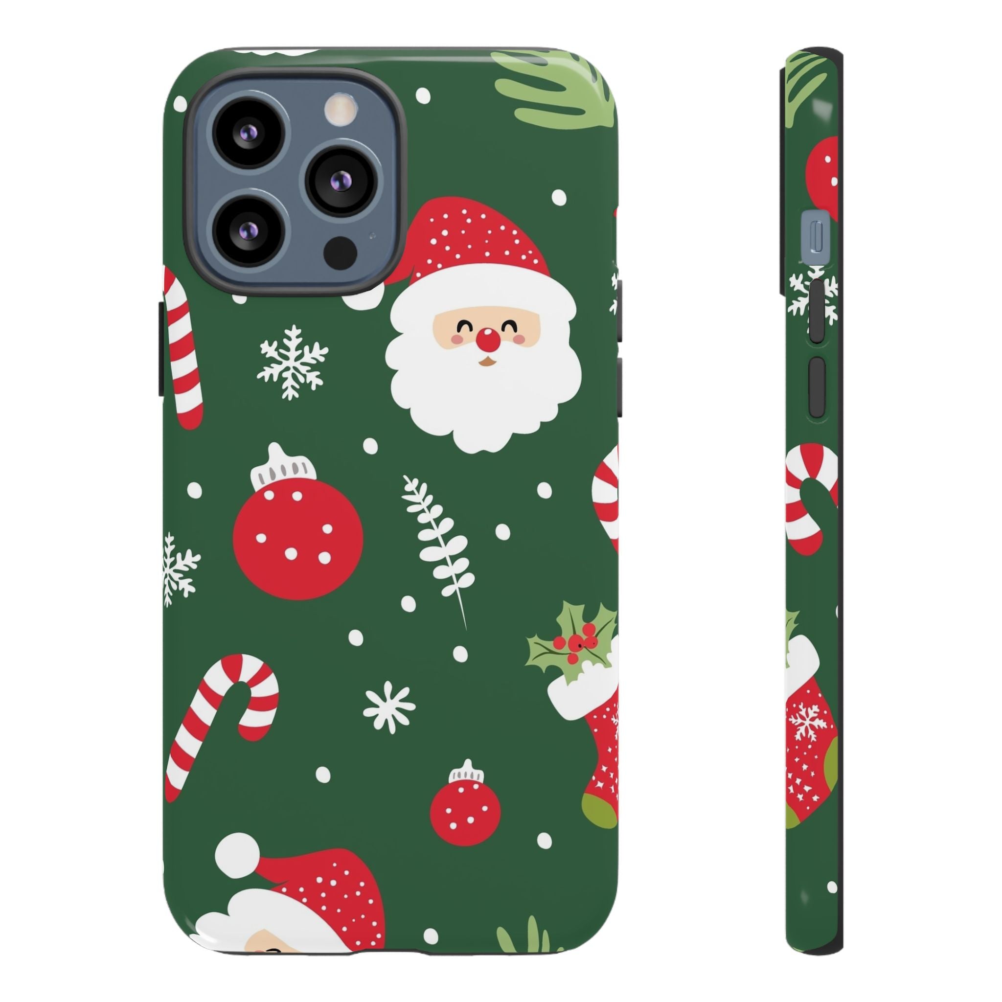 Green Christmas Tough iPhone Case - MVB STUDIO STORE