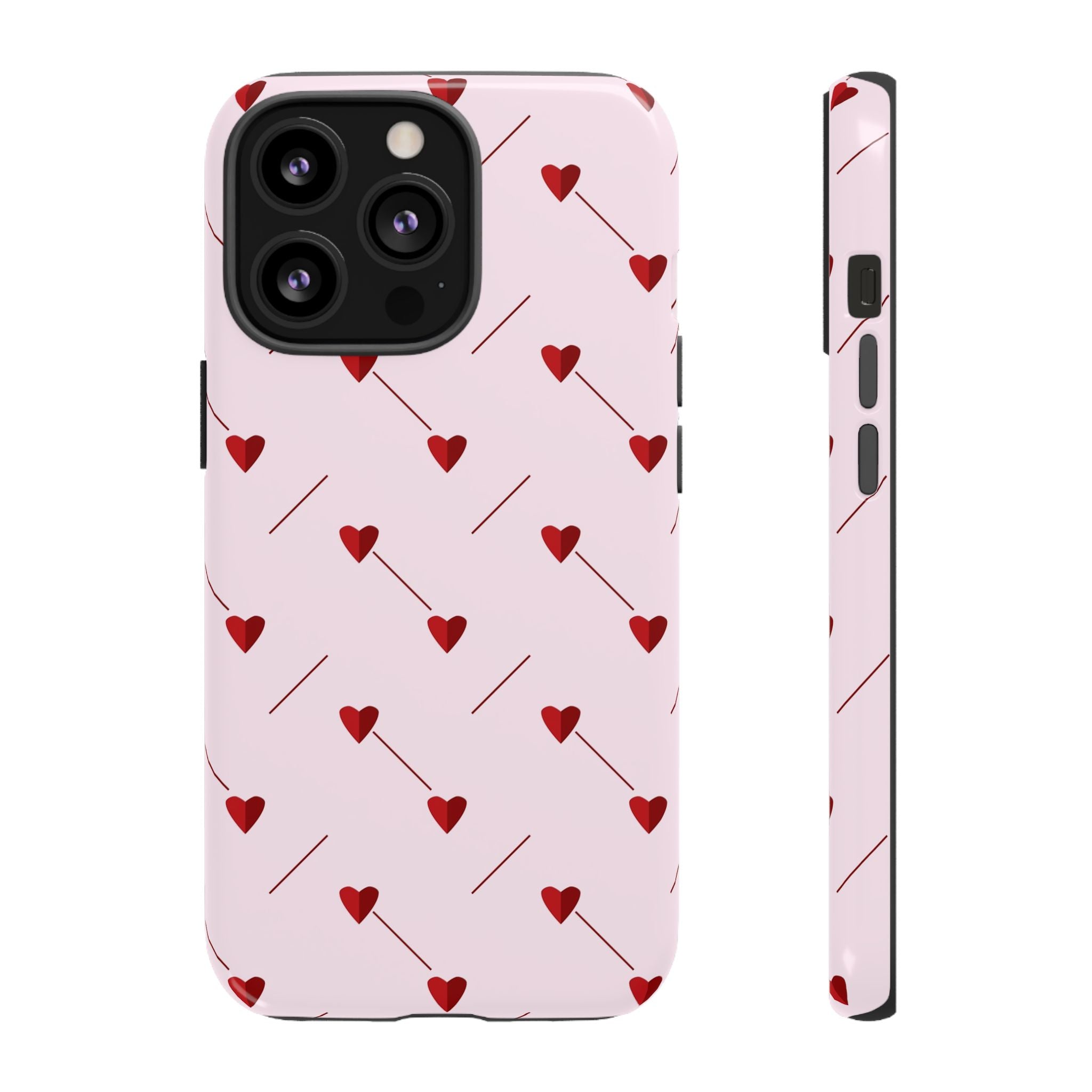 Pink Hearts Tough iPhone Case - MVB STUDIO STORE