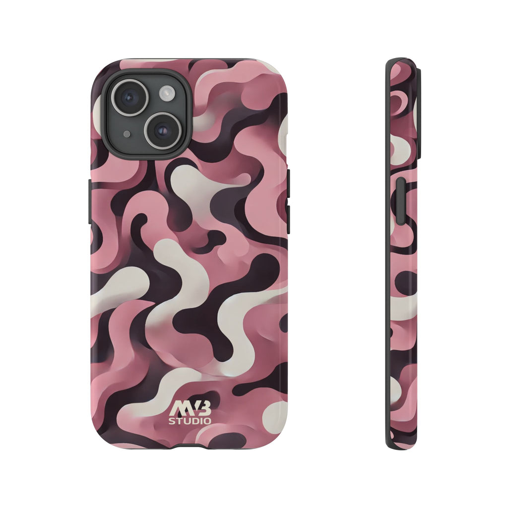 Pink Camouflage Tough iPhone Case - MVB STUDIO STORE