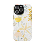 Yellow Wild Flowers Tough iPhone Case - MVB STUDIO STORE