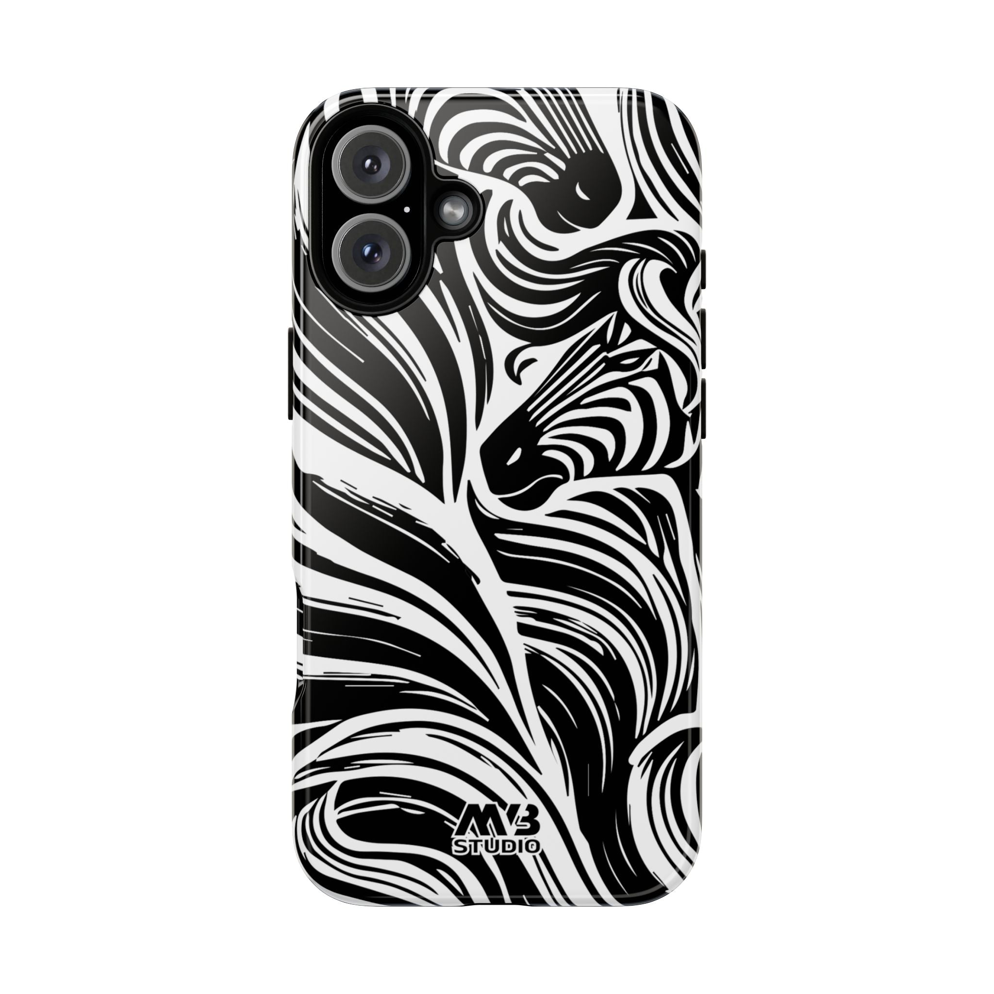 Abstract Zebra Tough iPhone Case - MVB STUDIO STORE