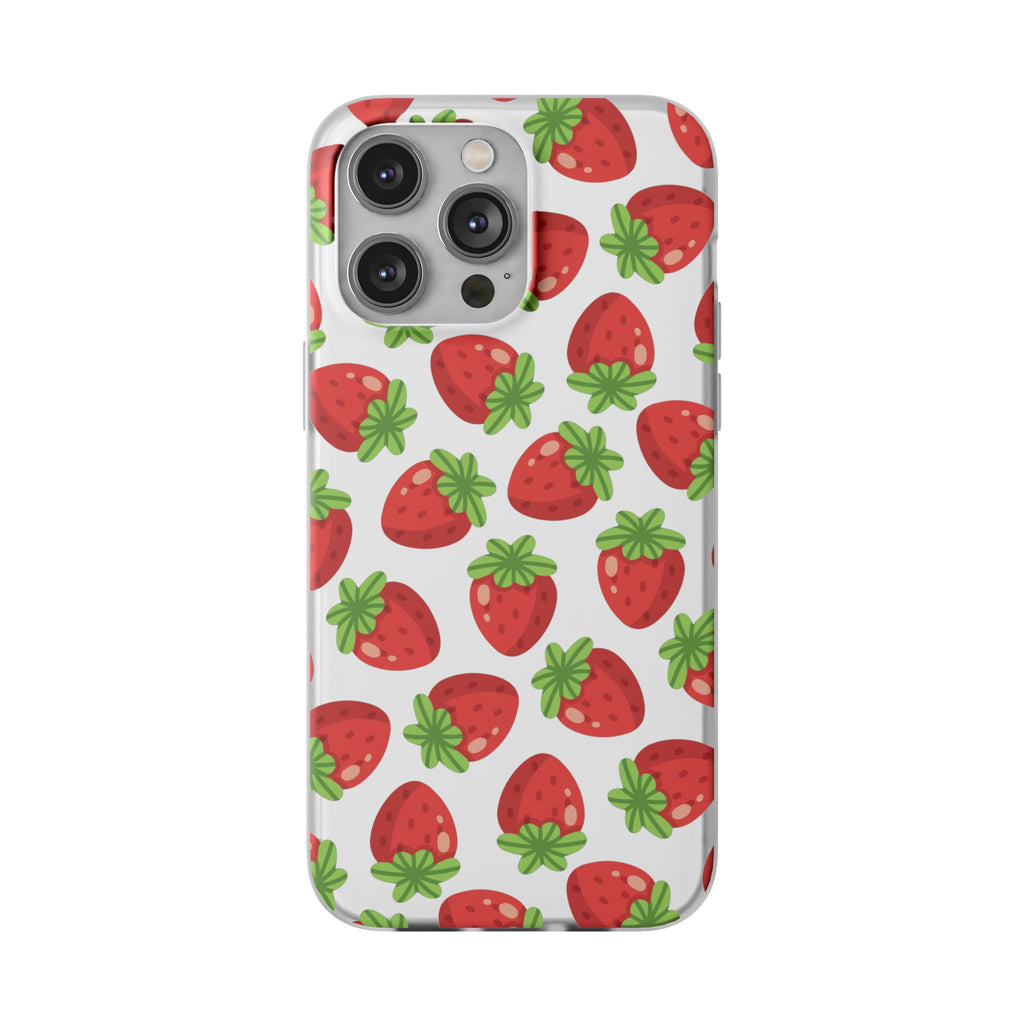 Strawberry Soft Flexi Case - iPhone - MVB STUDIO STORE