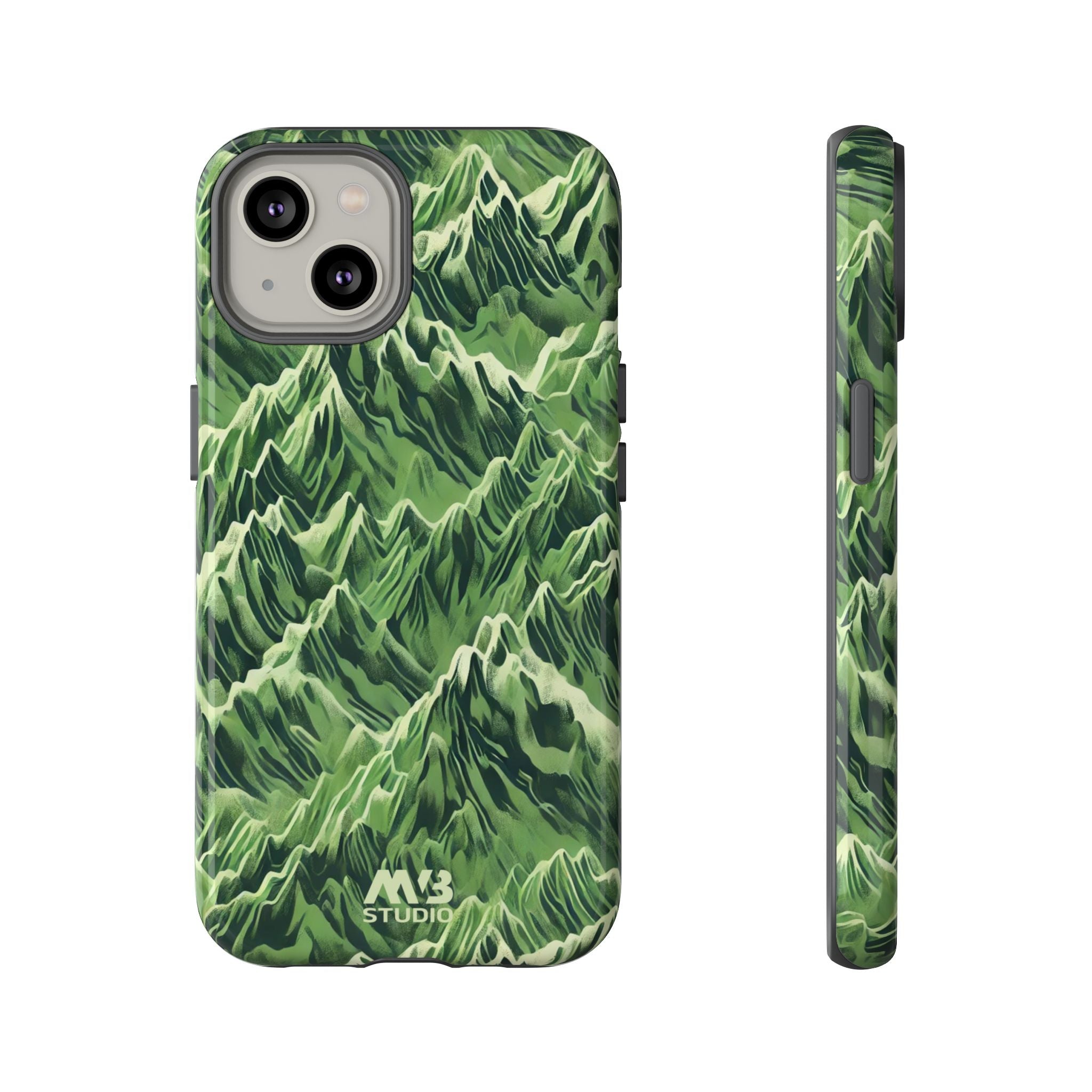 Green Terrains Tough iPhone Case - MVB STUDIO STORE