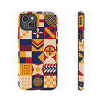 Geometric Pattern Tough iPhone Case - MVB STUDIO STORE
