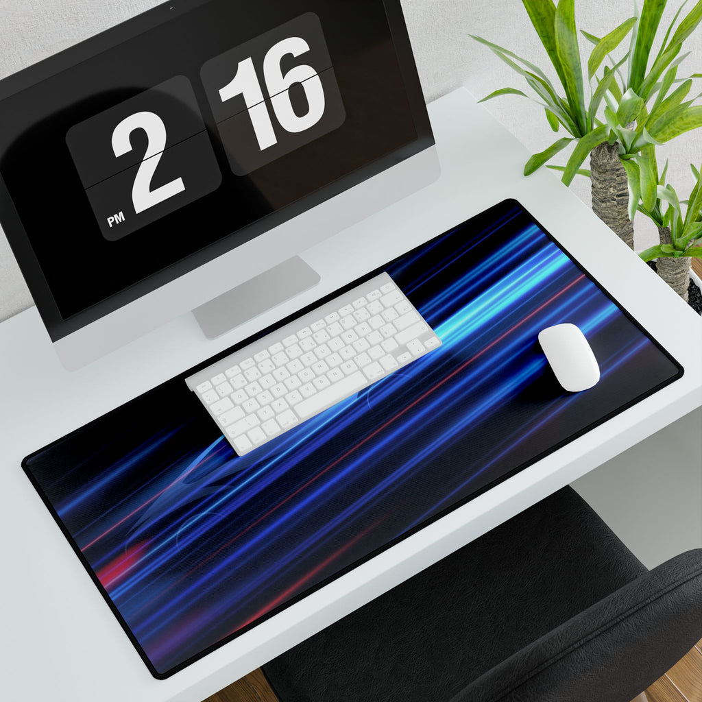 Racing Blur Desk Mat - Gamer Mouse Pad with Sleek Speed Car Design