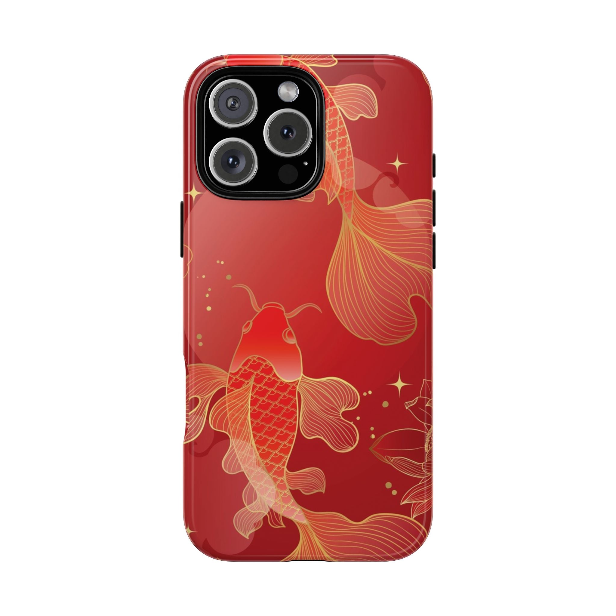 Red Koi Tough iPhone Case - MVB STUDIO STORE