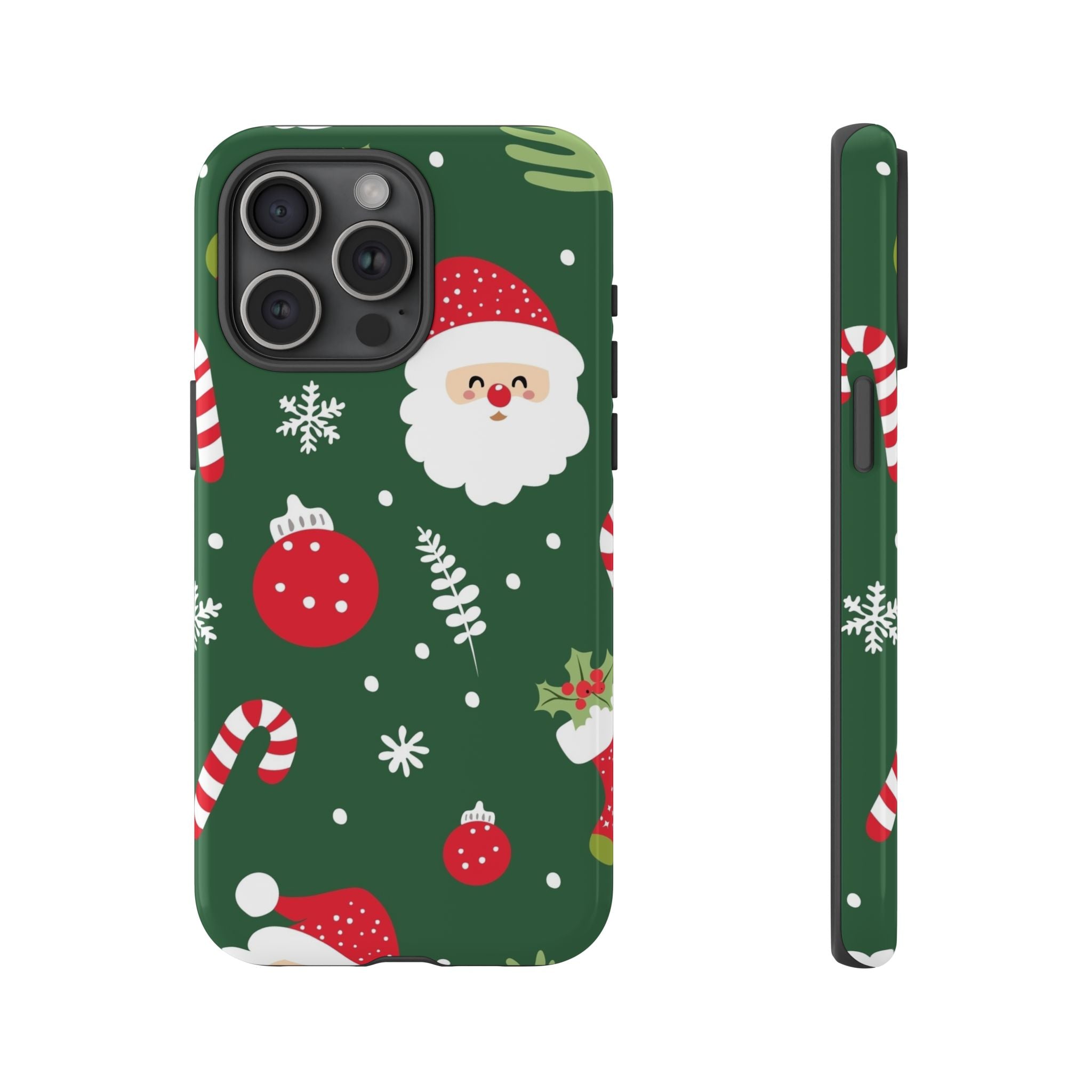Green Christmas Tough iPhone Case - MVB STUDIO STORE