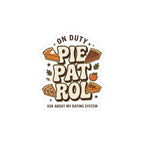 Pie Patrol Kiss-Cut Sticker, Funny Thanksgiving Pie Design