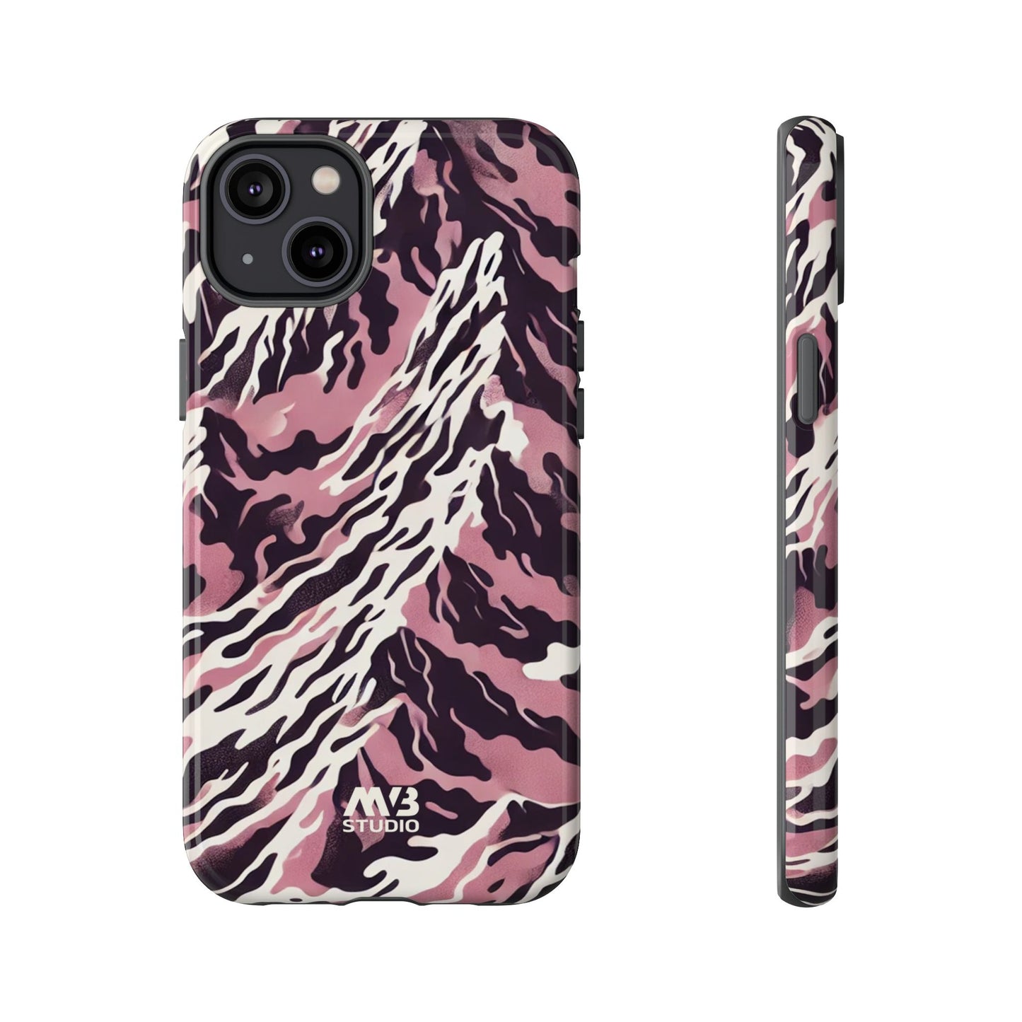 Pink Camo Tough Phone Case - iPhone