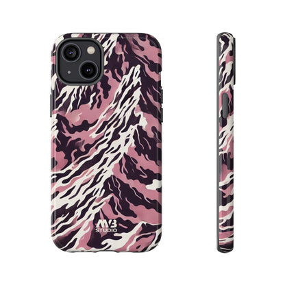 Pink Camo Tough Phone Case - iPhone