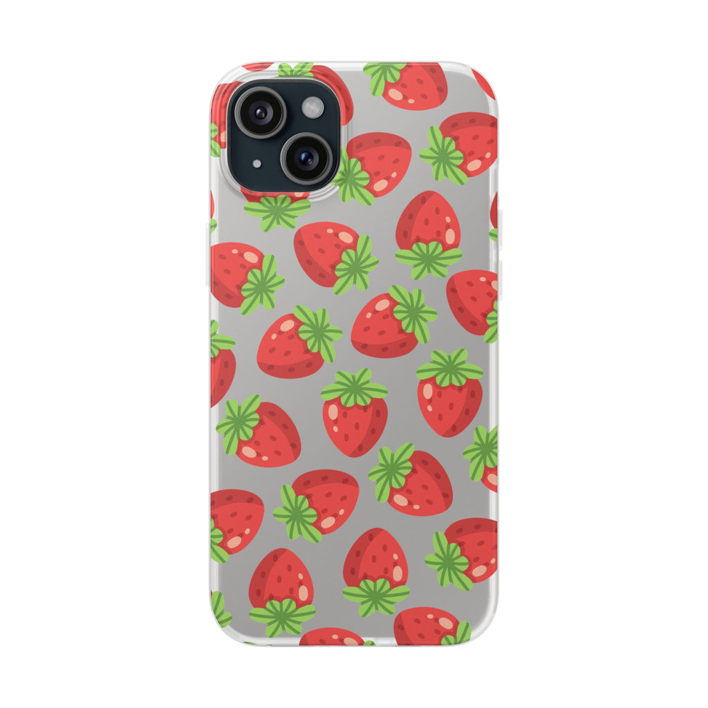 Strawberry Soft Flexi Case - iPhone - MVB STUDIO STORE