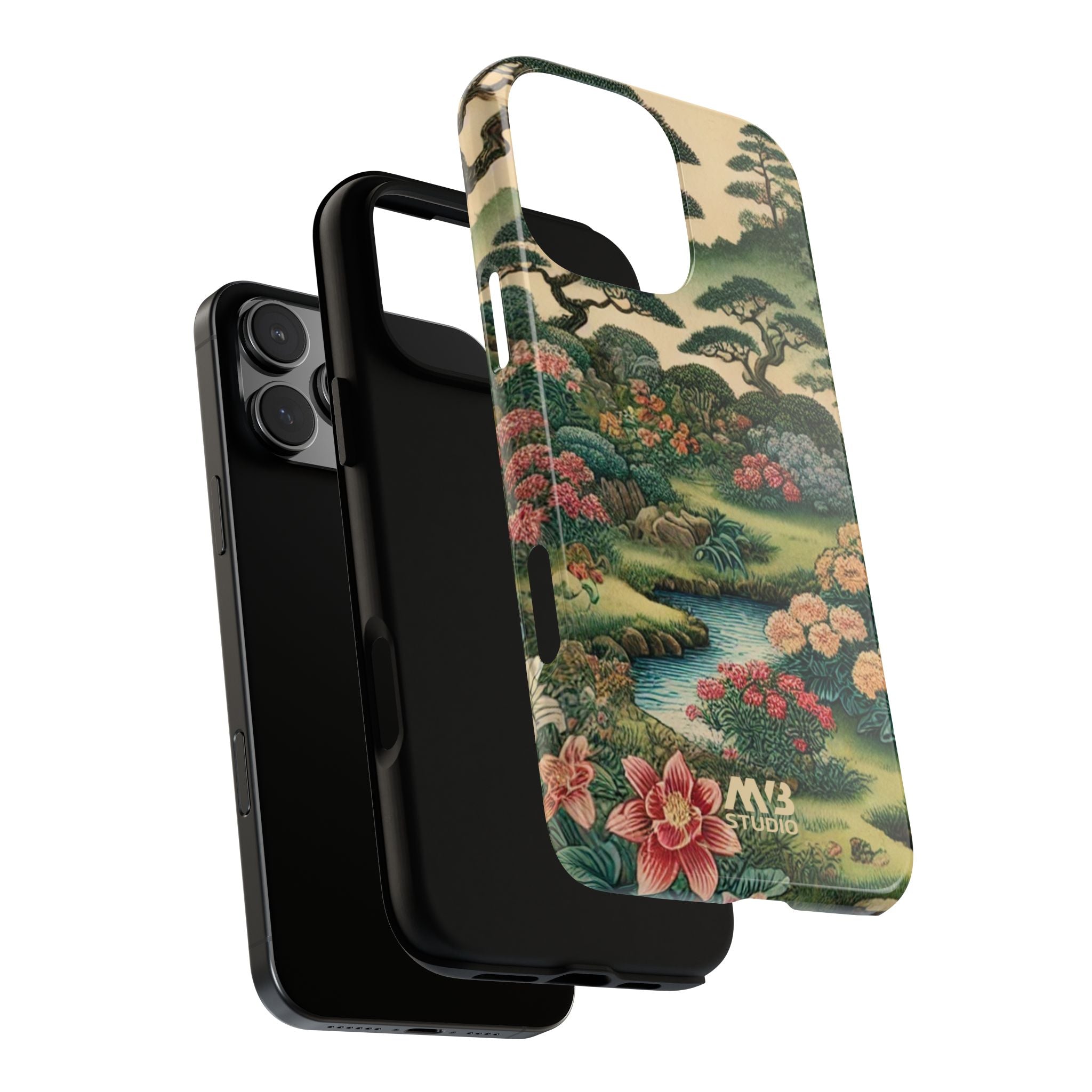 Japanese Botanical Garden Tough iPhone Case - MVB STUDIO STORE