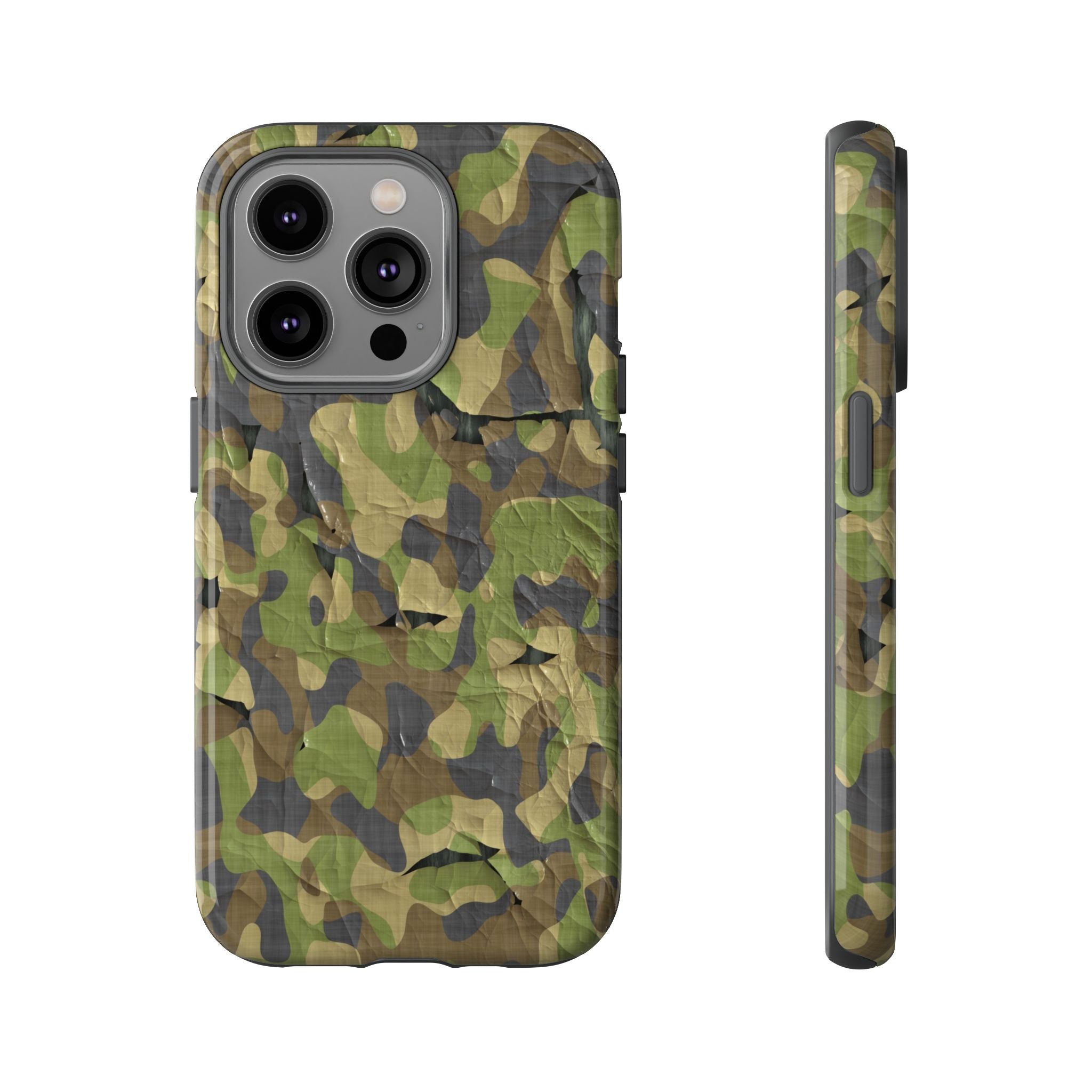 Ripped Camouflage Tough iPhone Case - MVB STUDIO STORE