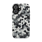 Black & White Camouflage Tough iPhone Case - MVB STUDIO STORE