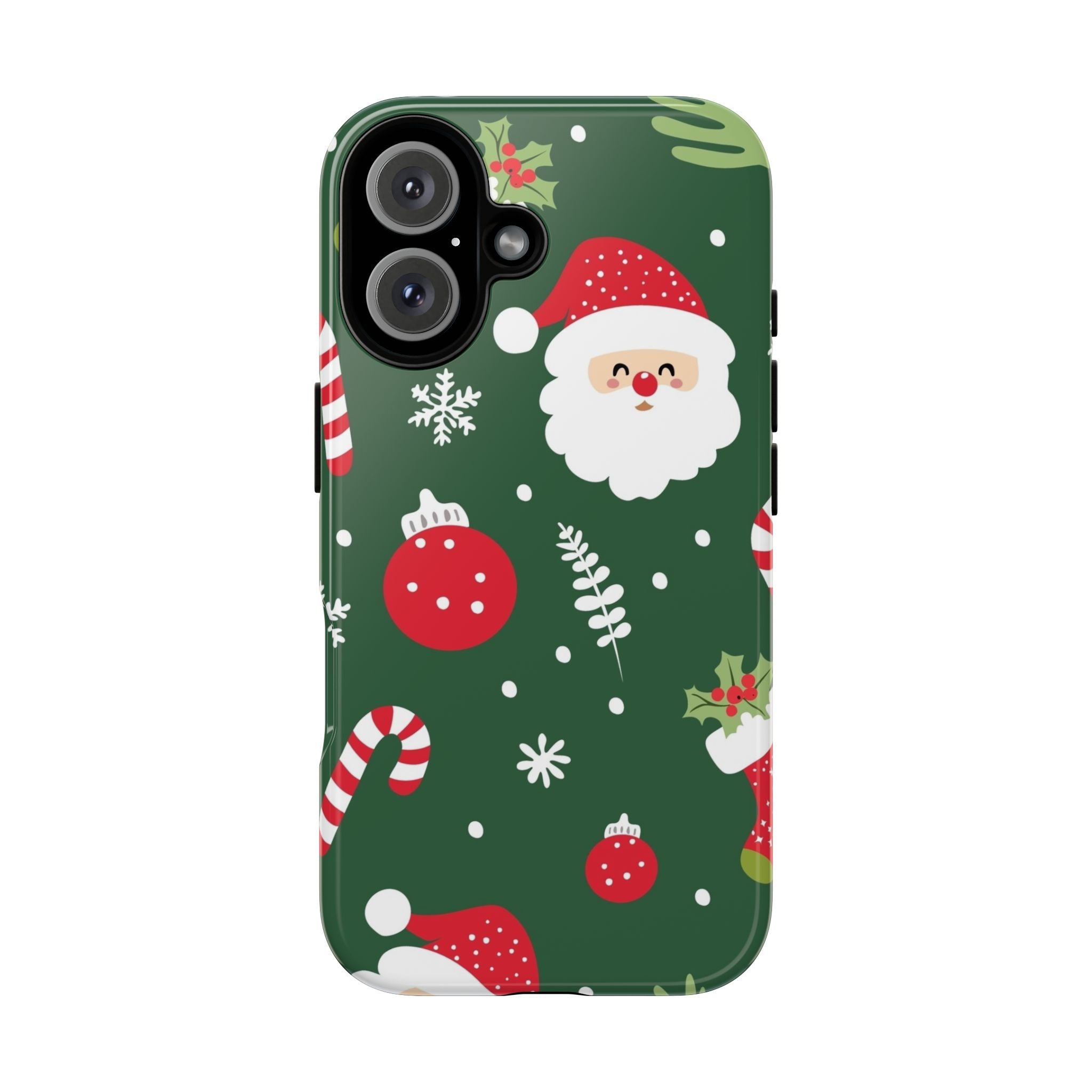 Green Christmas Tough iPhone Case - MVB STUDIO STORE