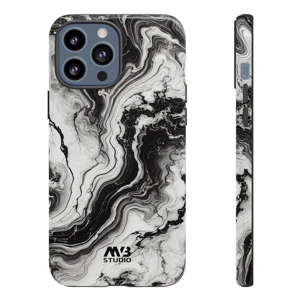 Black & White Tough iPhone Case - MVB STUDIO STORE