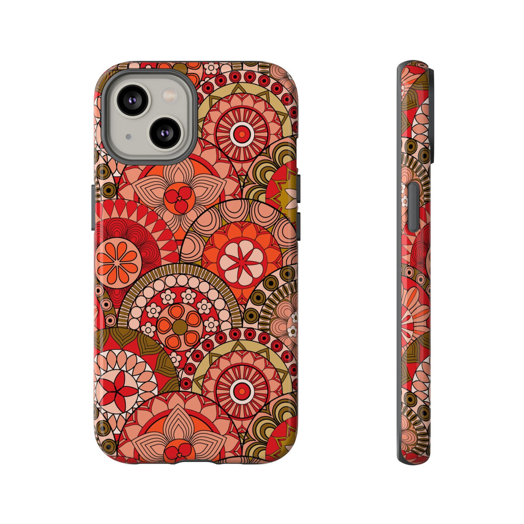 Boho Mandala Flower Tough iPhone Case - MVB STUDIO STORE