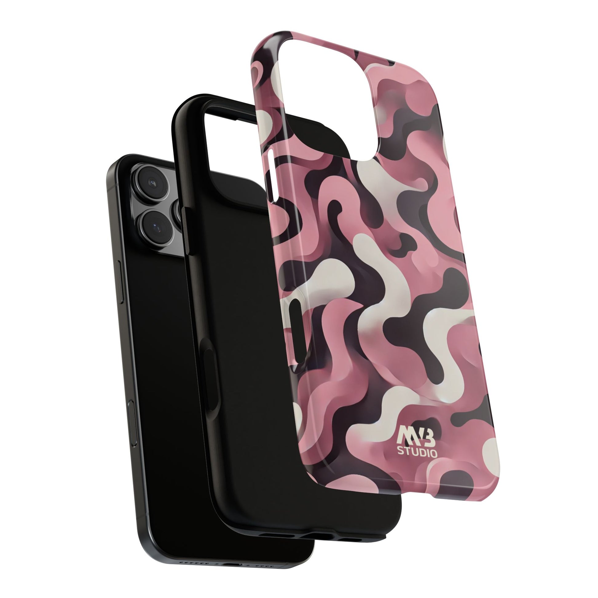 Pink Camouflage Tough iPhone Case