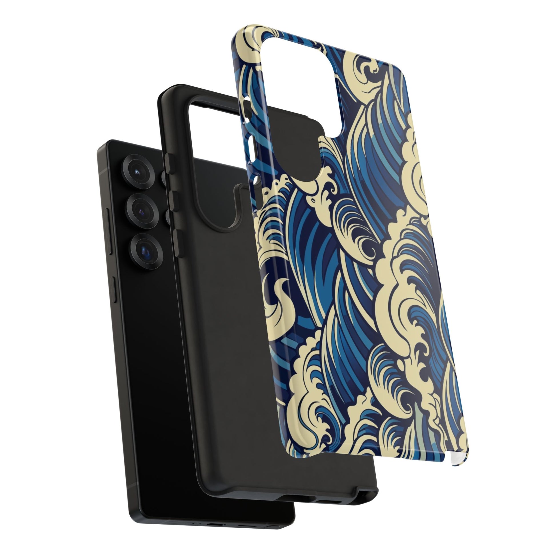Blue Ocean Wave Tough Samsung Phone Case