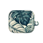 Tropical leaf design case on a white background