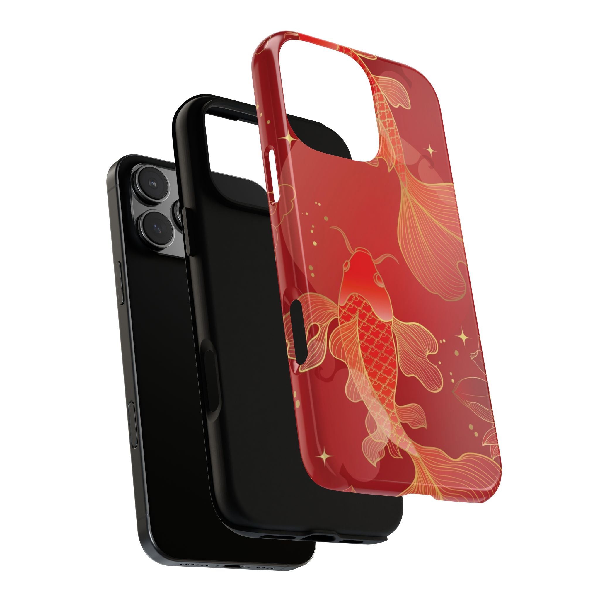 Red Koi Tough iPhone Case - MVB STUDIO STORE