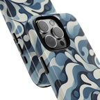 Blue Camouflage Tough iPhone Case - MVB STUDIO STORE
