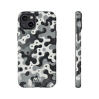 Black & White Camouflage Tough iPhone Case - MVB STUDIO STORE